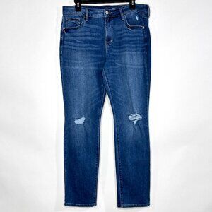 Old Navy High Rise Power Slim Straight Secret Slim Pockets Jeans Size 14